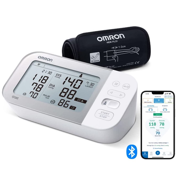 OMRON X7 Smart Oberarm - Automatisches Blutdruckmessgerät
